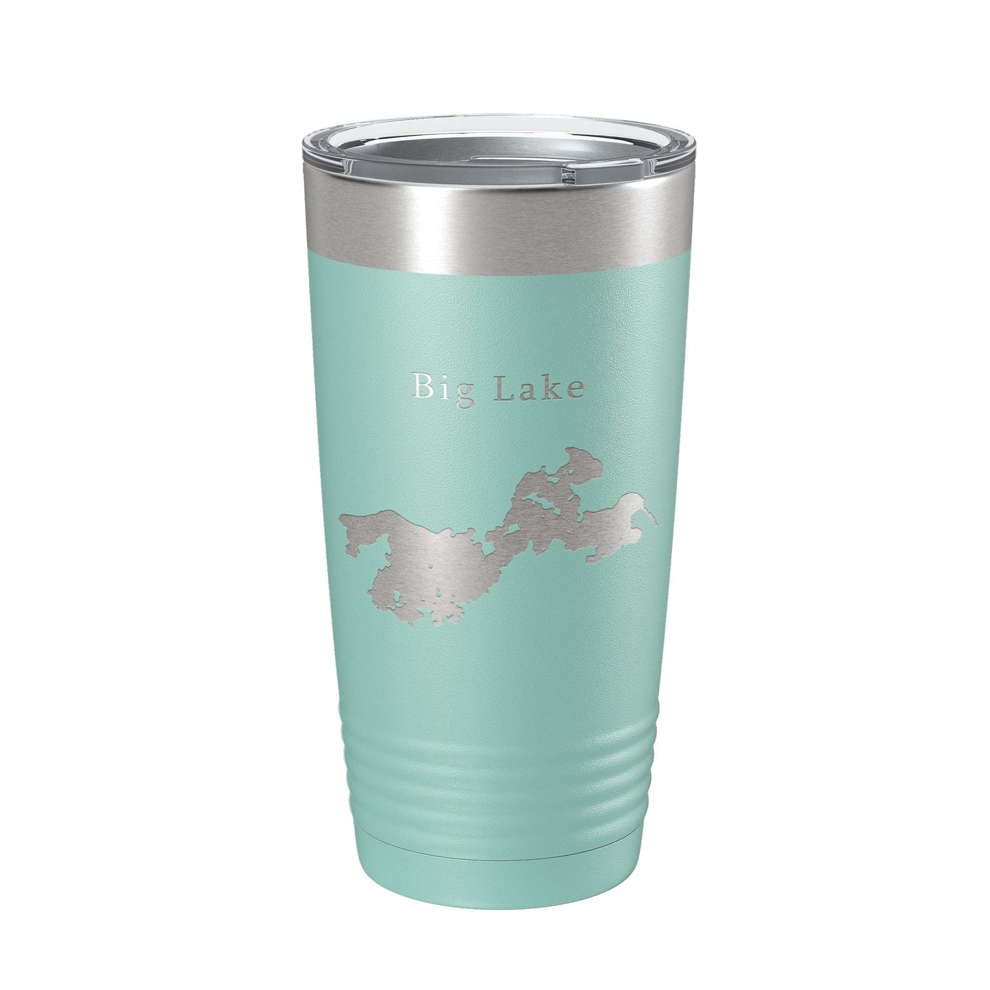 Big Lake Map Tumbler Travel Mug Insulated Laser Engraved Coffee Cup Alaska 20 oz-12