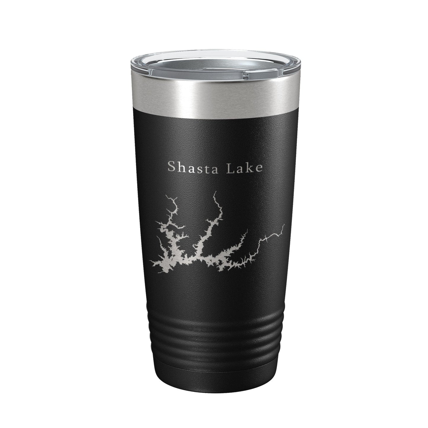 Shasta Lake Map Tumbler Travel Mug Insulated Laser Engraved Coffee Cup California 20 oz-5