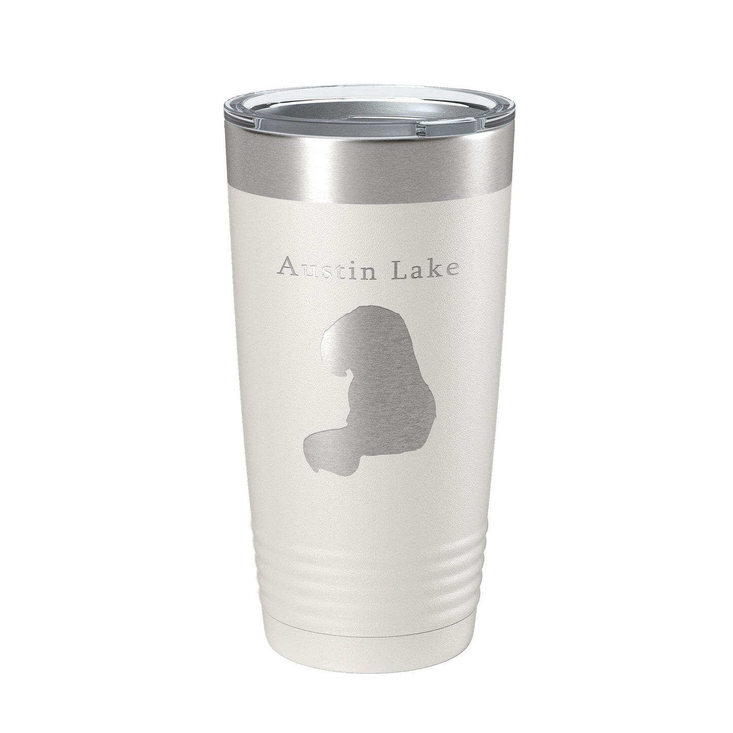 Austin Lake Map Tumbler Travel Mug Insulated Laser Engraved Coffee Cup Michigan 20 oz-7
