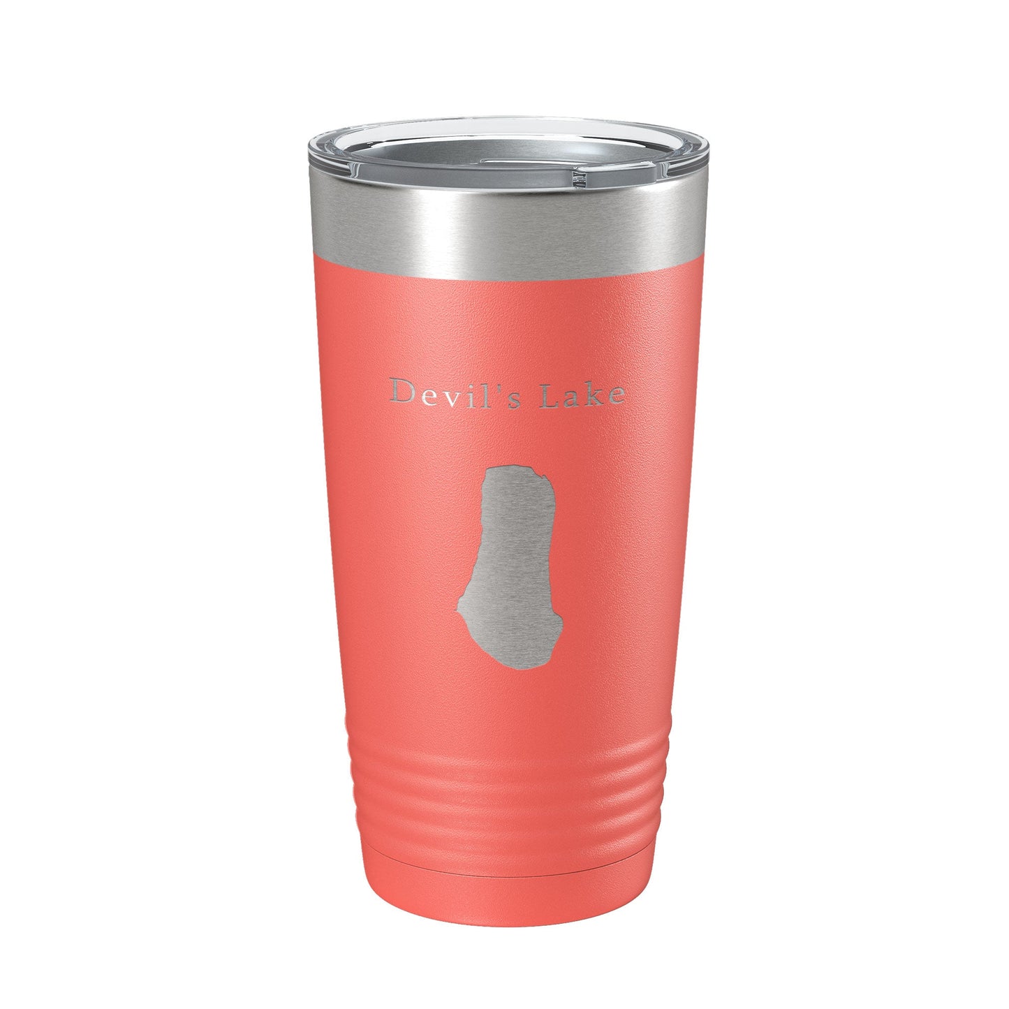 Devil's Lake Spirit Map Tumbler Travel Mug Insulated Laser Engraved Coffee Cup Baraboo Wisconsin 20 oz-20