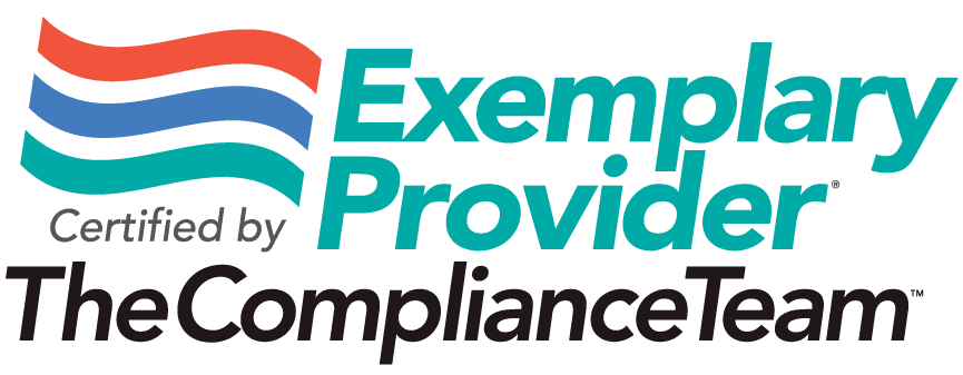 The Compliance Team Exemplary Provider certification badge