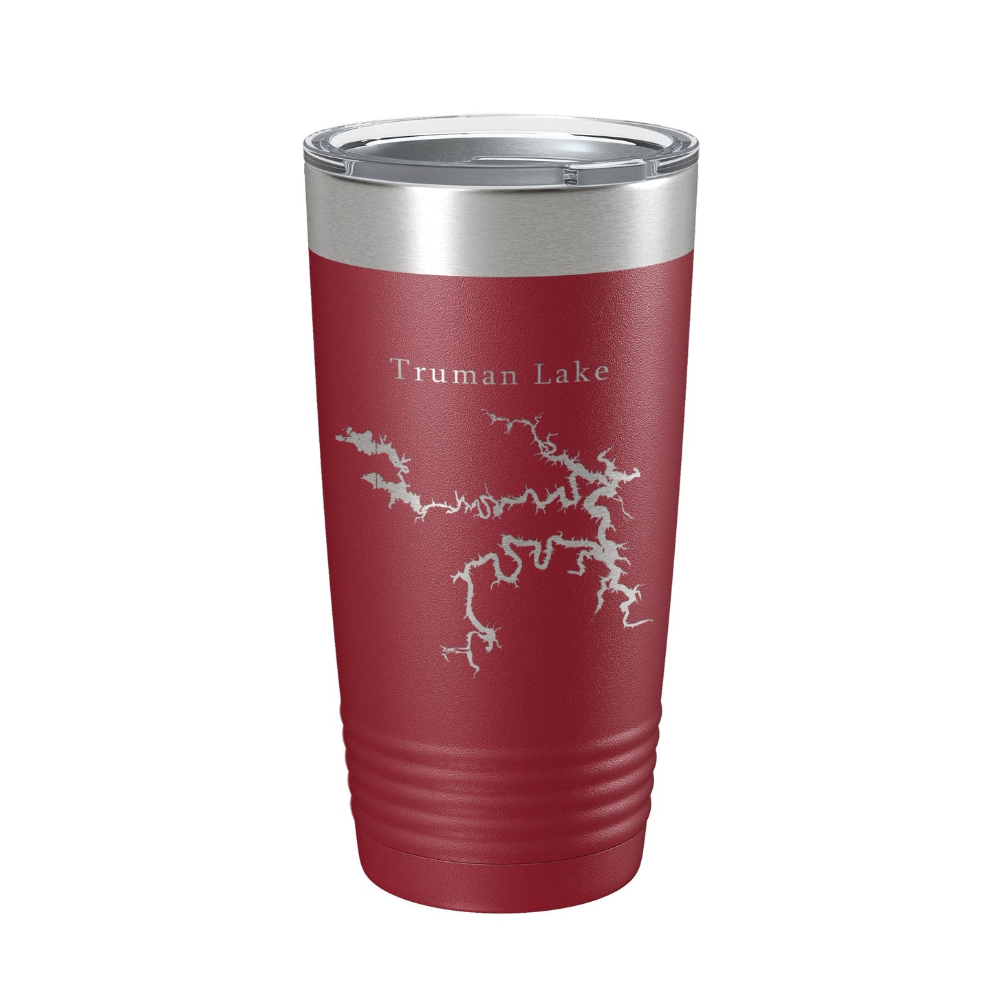 Harry S. Truman Lake Map Tumbler Travel Mug Insulated Laser Engraved Coffee Cup Missouri 20 oz-18