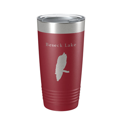Beseck Lake Map Tumbler Travel Mug Insulated Laser Engraved Coffee Cup Connecticut 20 oz-18