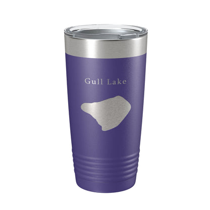 Gull Lake Map Tumbler Travel Mug Insulated Laser Engraved Coffee Cup California 20 oz-15