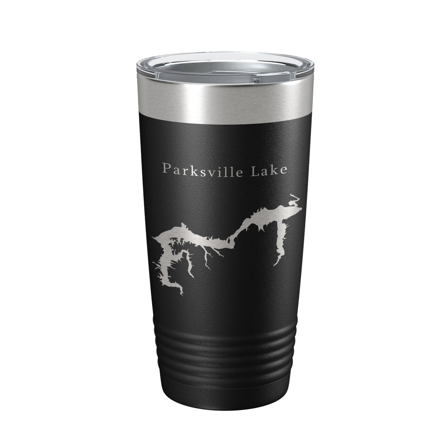 Parksville Lake Map Tumbler Travel Mug Insulated Laser Engraved Coffee Cup Tennessee 20 oz-0