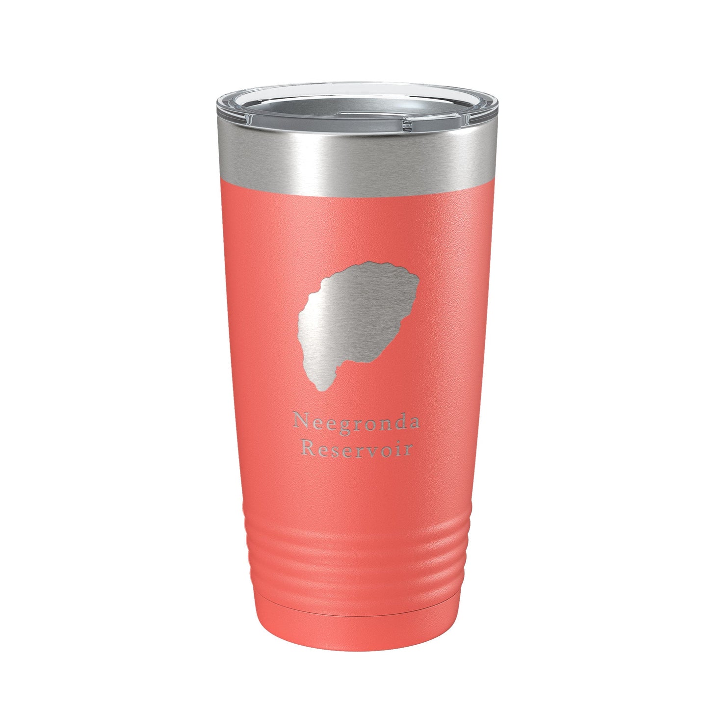 Neegronda Reservoir Tumbler Lake Map Travel Mug Insulated Laser Engraved Coffee Cup Colorado 20 oz-20