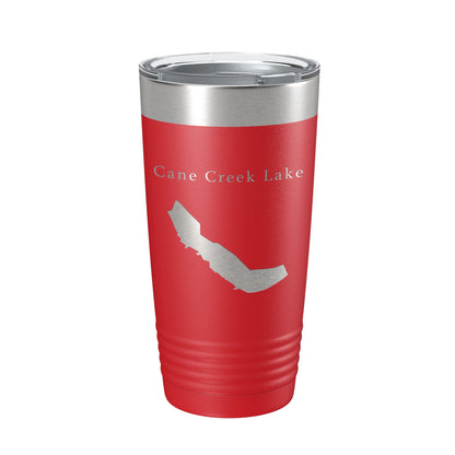 Cane Creek Lake Map Tumbler Travel Mug Insulated Laser Engraved Coffee Cup Arkansas 20 oz-10