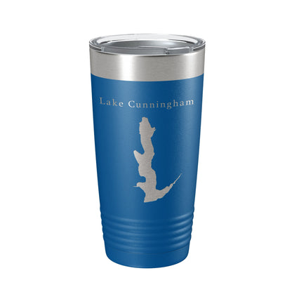 Lake Glenn Cunningham Map Tumbler Travel Mug Insulated Laser Engraved Coffee Cup Nebraska 20 oz-6
