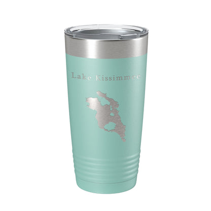 Lake Kissimmee Map Tumbler Travel Mug Insulated Laser Engraved Coffee Cup Florida 20 oz-12