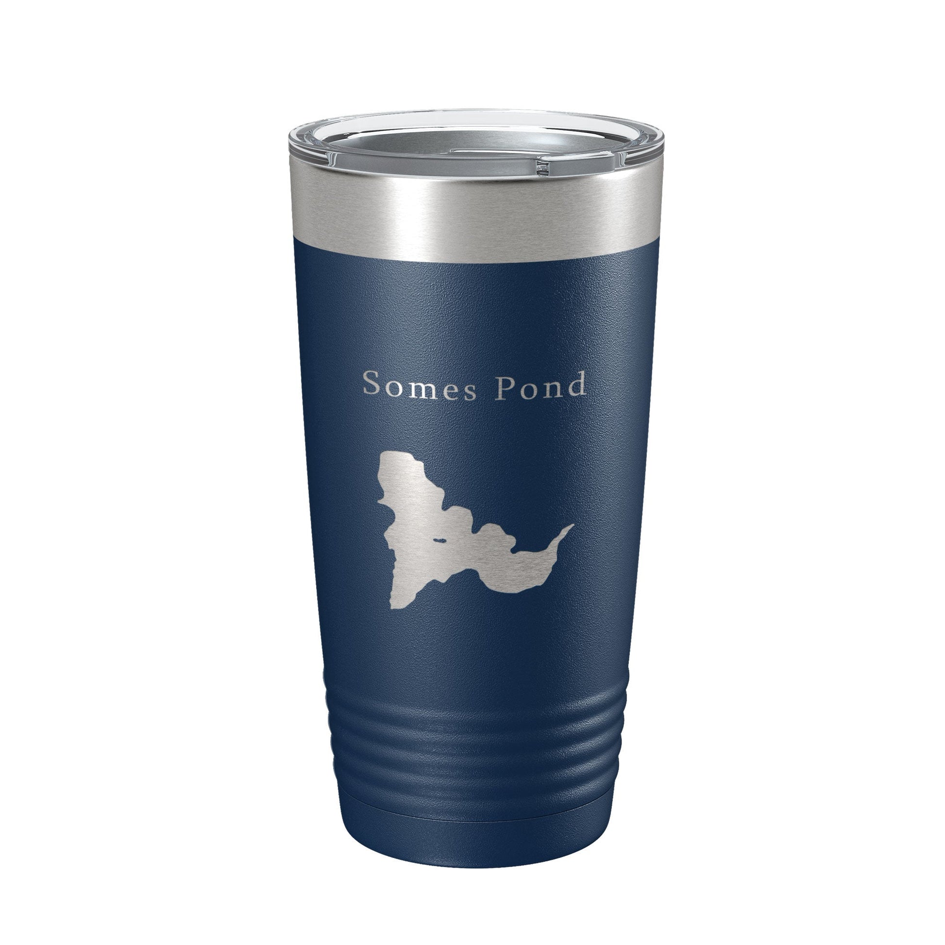 Somes Pond Tumbler Lake Map Travel Mug Insulated Laser Engraved Coffee Cup Acadia Maine 20 oz-2
