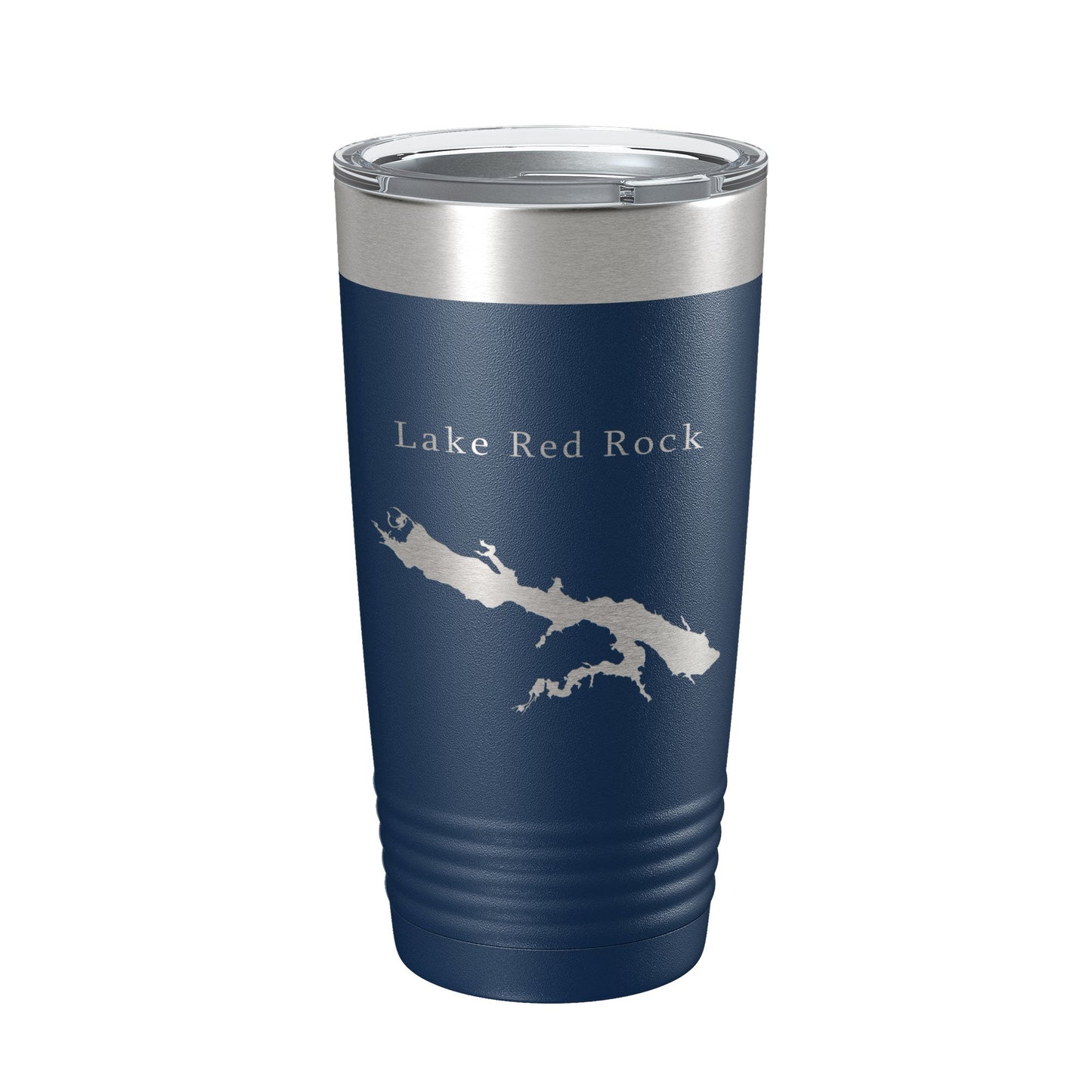 Lake Red Rock Map Tumbler Travel Mug Insulated Laser Engraved Coffee Cup Iowa 20 oz-8