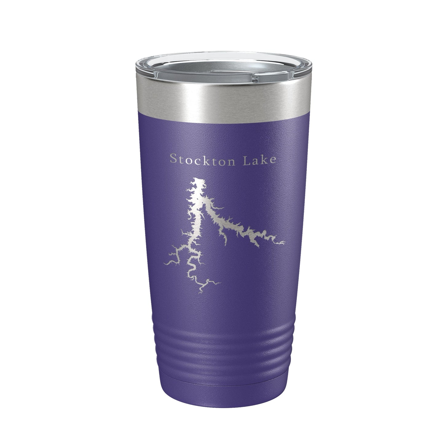 Stockton Lake Map Tumbler Travel Mug Insulated Laser Engraved Coffee Cup Springfield Missouri 20 oz-15