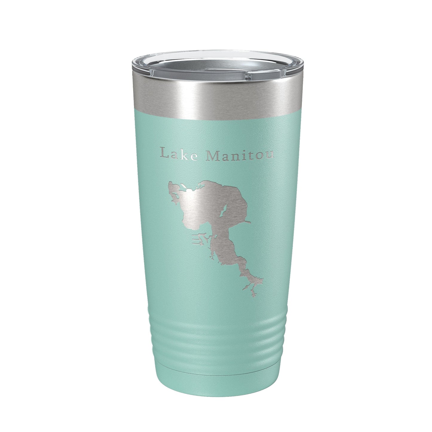 Lake Manitou Map Tumbler Travel Mug Insulated Laser Engraved Coffee Cup Indiana 20 oz-12