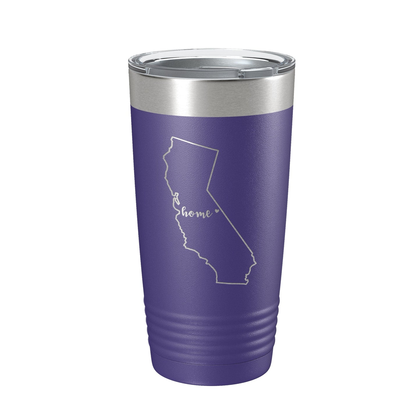 California Tumbler Home State Travel Mug Insulated Laser Engraved Map Coffee Cup 20 oz-15