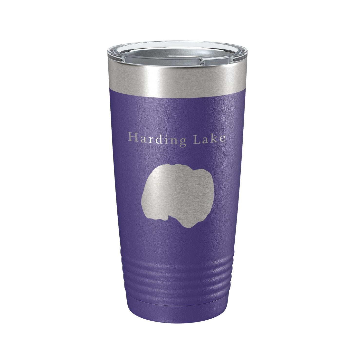 Harding Lake Map Tumbler Travel Mug Insulated Laser Engraved Coffee Cup Alaska 20 oz-15