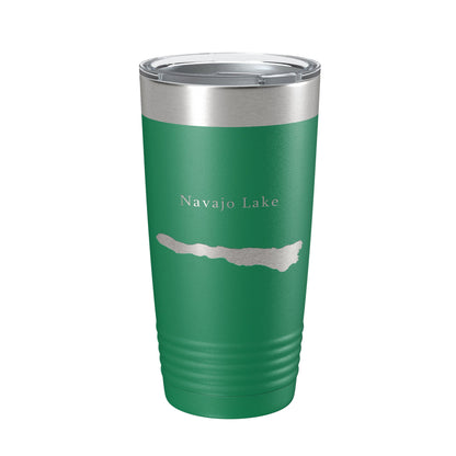 Navajo Lake Map Tumbler Travel Mug Insulated Laser Engraved Coffee Cup Utah 20 oz-9