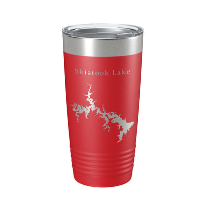 Skiatook Lake Map Tumbler Travel Mug Insulated Laser Engraved Coffee Cup Oklahoma 20 oz-10