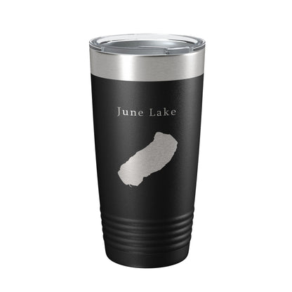 June Lake Map Tumbler Travel Mug Insulated Laser Engraved Coffee Cup California 20 oz-5