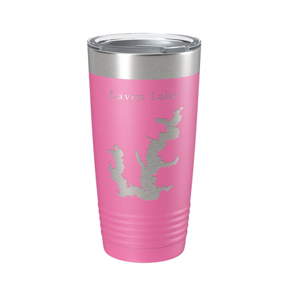 Lavon Lake Map Tumbler Travel Mug Insulated Laser Engraved Coffee Cup Texas 20 oz-11