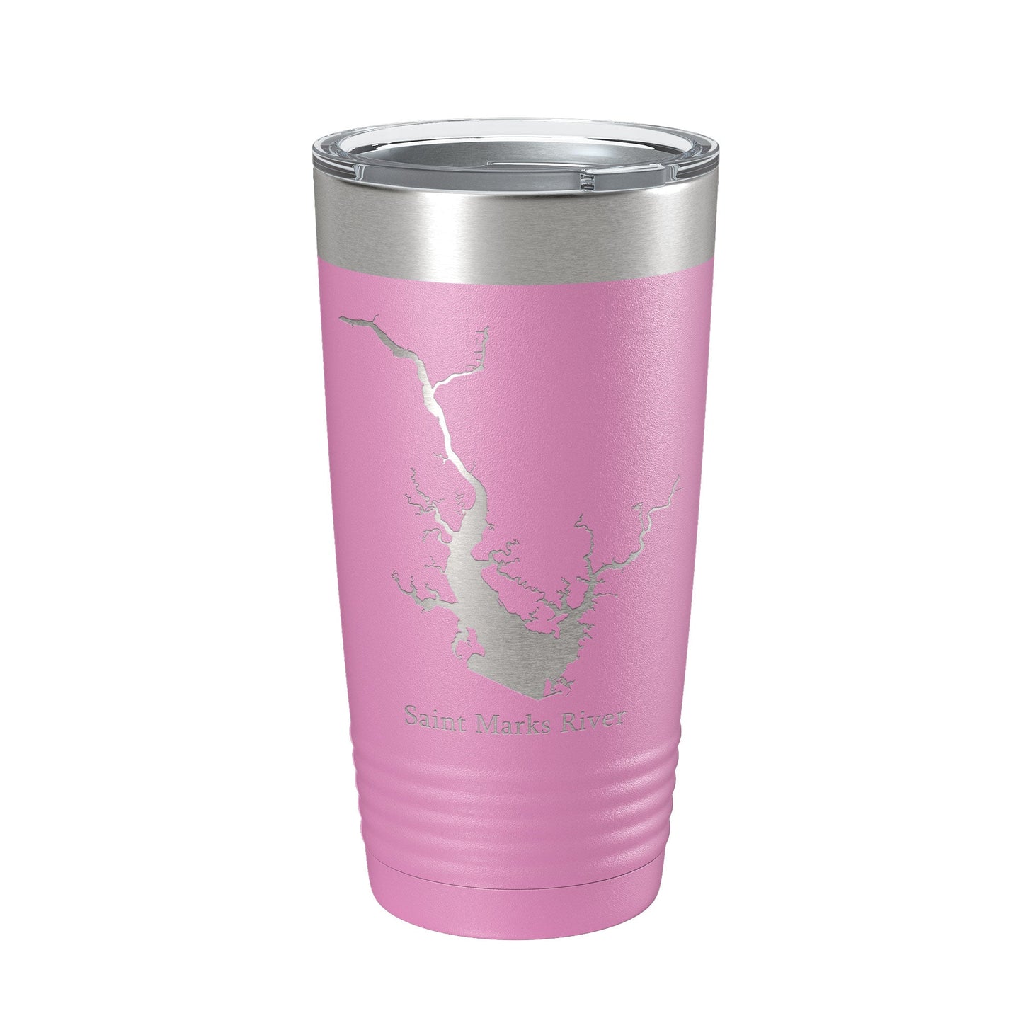 St. Marks River FL Map Tumbler Travel Mug Insulated Laser Engraved Coffee Cup Apalachee Bay Florida Saint 20 oz-14