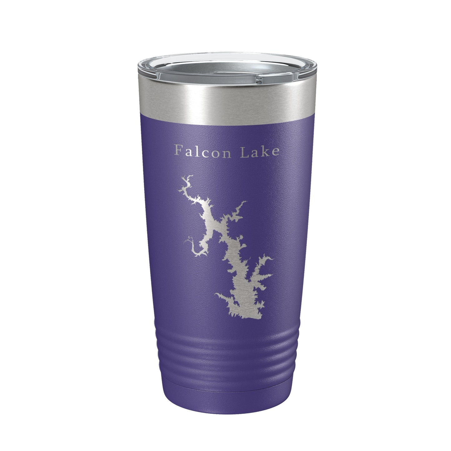 Falcon Lake International Reservoir Lago Map Tumbler Travel Mug Insulated Laser Engraved Coffee Cup Texas 20 oz-15