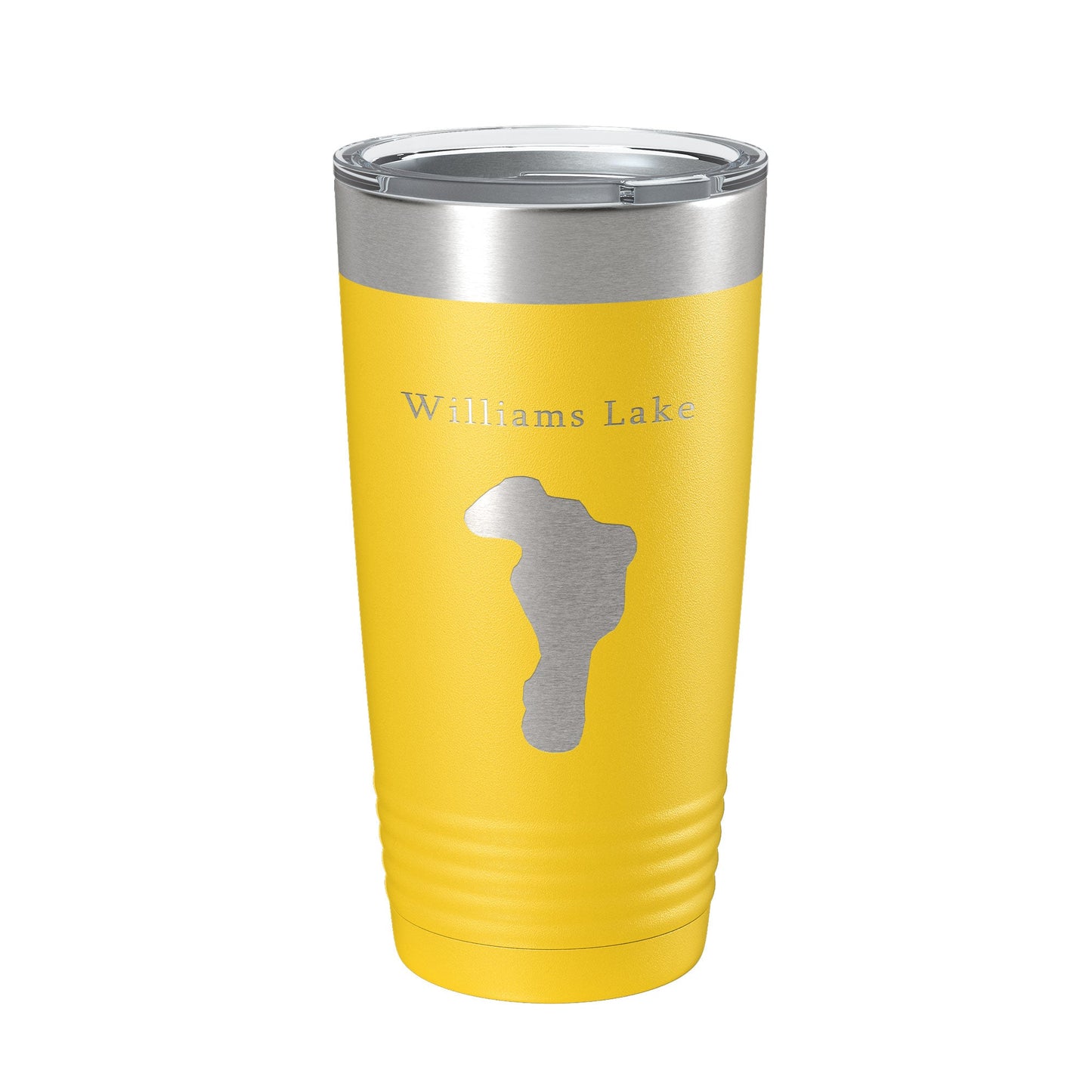 Williams Lake Map Tumbler Travel Mug Insulated Laser Engraved Coffee Cup New Mexico 20 oz-19
