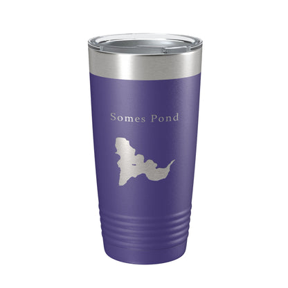 Somes Pond Tumbler Lake Map Travel Mug Insulated Laser Engraved Coffee Cup Acadia Maine 20 oz-15