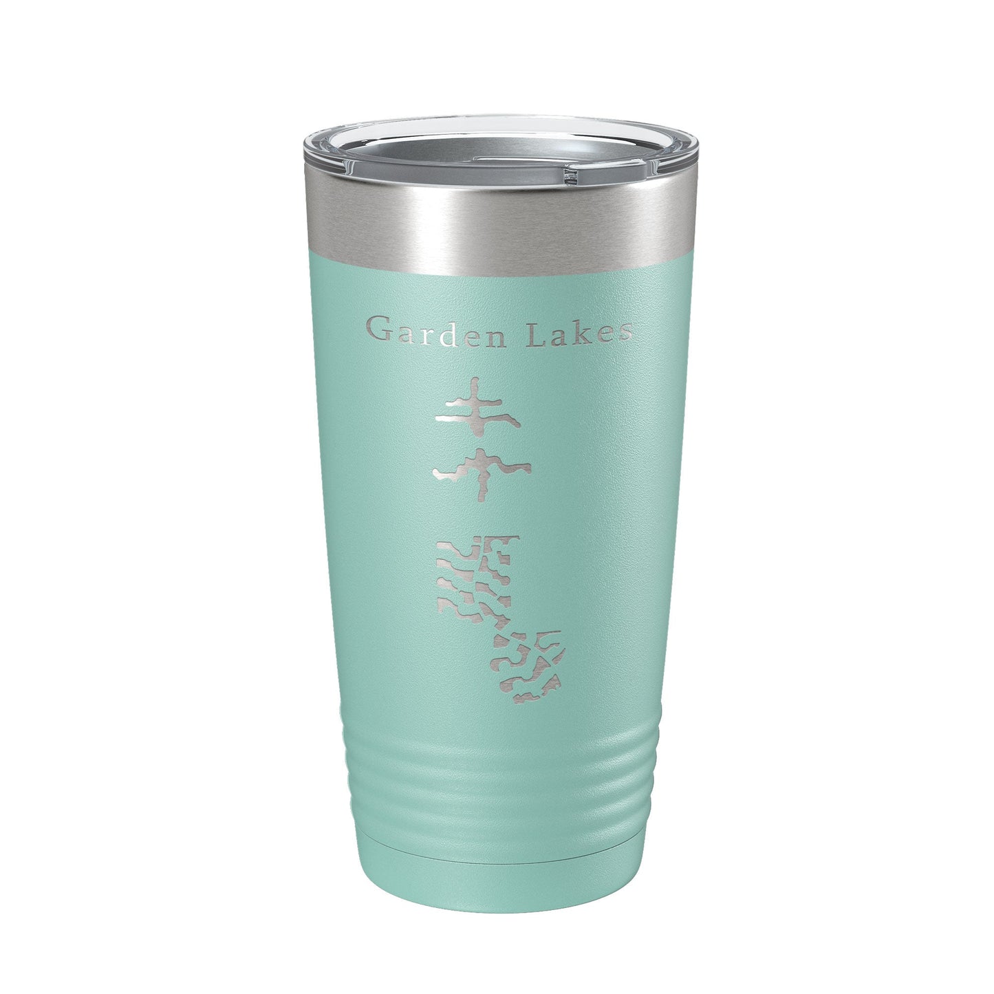 Hamilton Crystal Garden Lakes Map Tumbler Travel Mug Insulated Laser Engraved Coffee Cup Arizona 20 oz-12