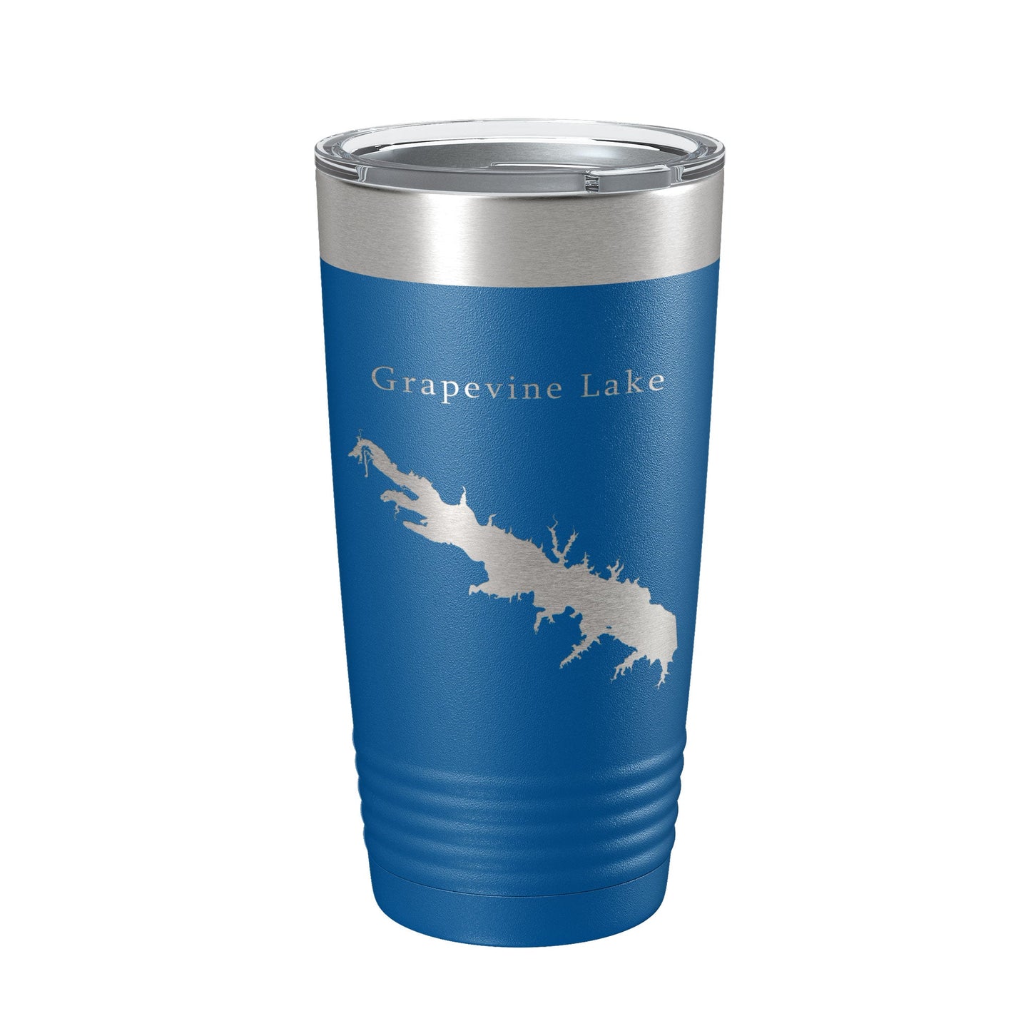 Grapevine Lake Map Tumbler Travel Mug Insulated Laser Engraved Coffee Cup Texas 20 oz-6