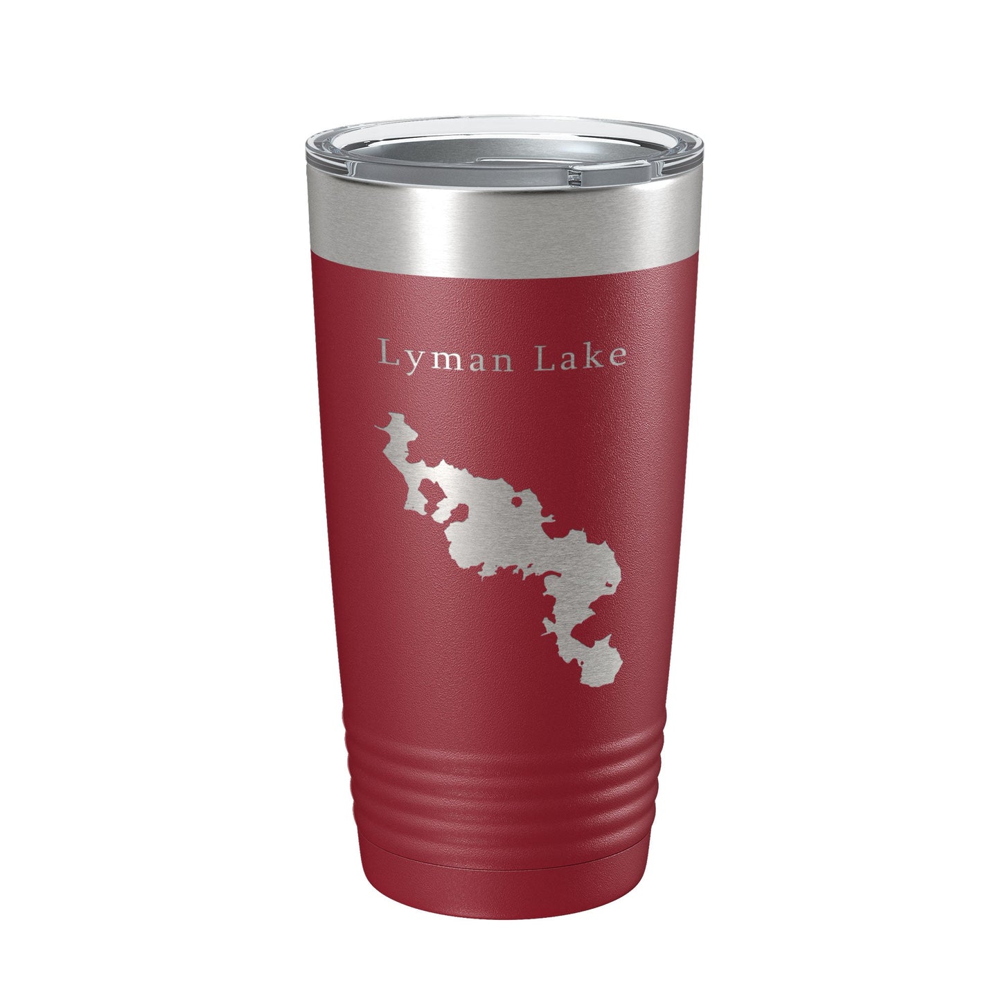 Lyman Lake Map Tumbler Travel Mug Insulated Laser Engraved Coffee Cup Arizona 20 oz-18