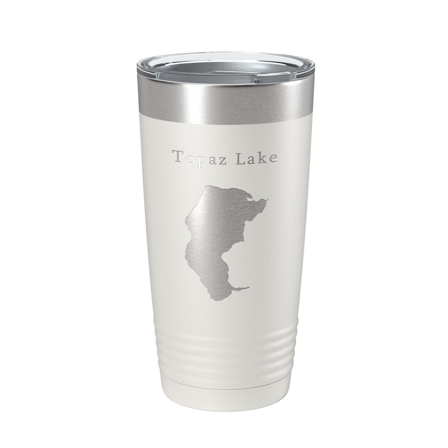 Topaz Lake Map Tumbler Travel Mug Insulated Laser Engraved Coffee Cup California Nevada 20 oz-7