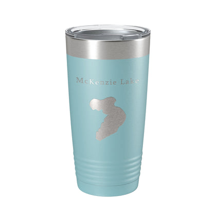 McKenzie Lake Map Tumbler Travel Mug Insulated Laser Engraved Coffee Cup Wisconsin 20 oz-13