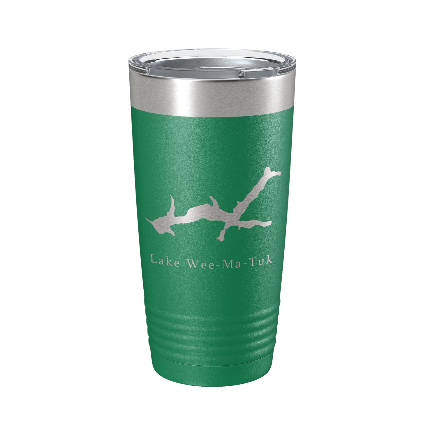 Lake Wee-Ma-Tuk Map Tumbler Travel Mug Insulated Laser Engraved Coffee Cup Illinois 20 oz-9