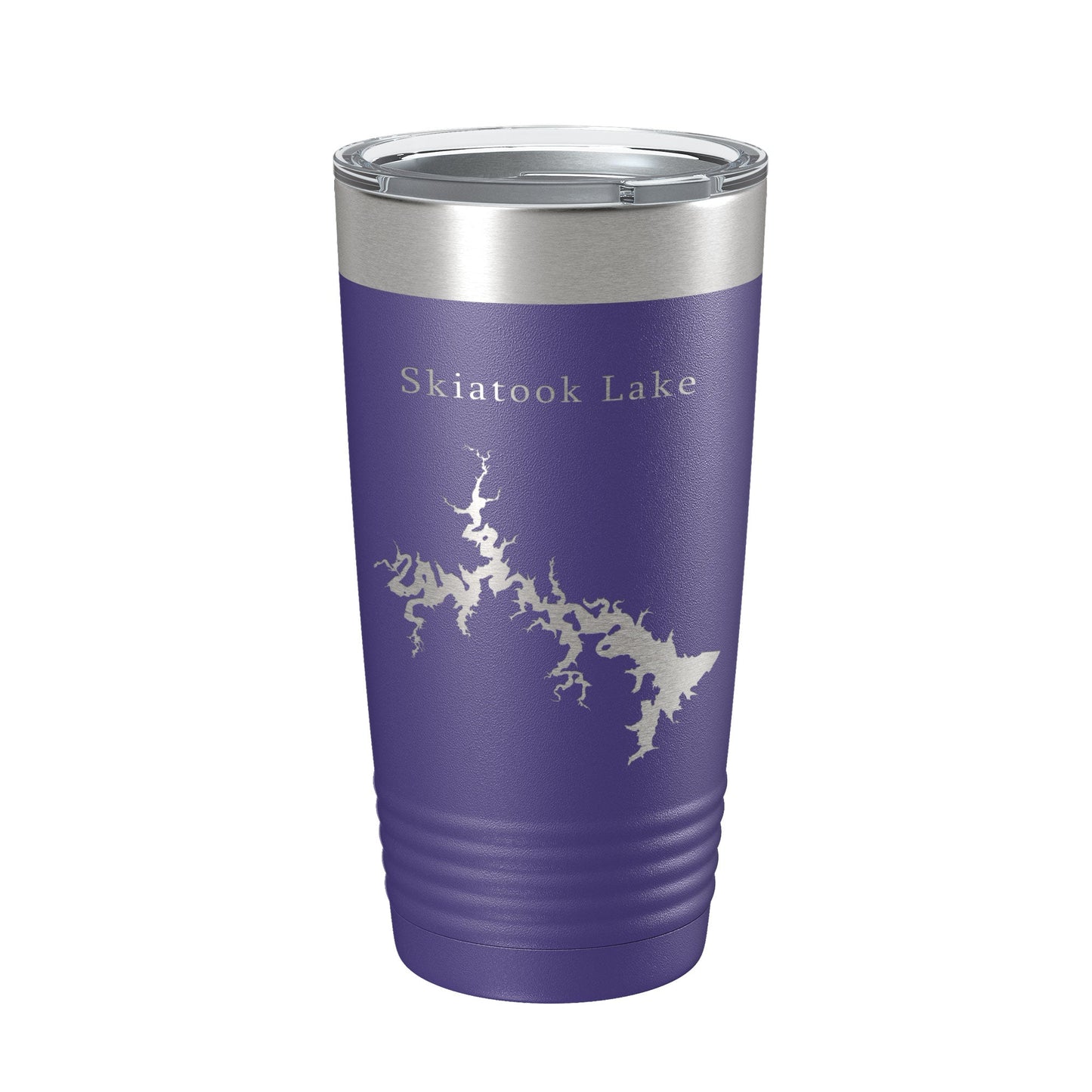 Skiatook Lake Map Tumbler Travel Mug Insulated Laser Engraved Coffee Cup Oklahoma 20 oz-15
