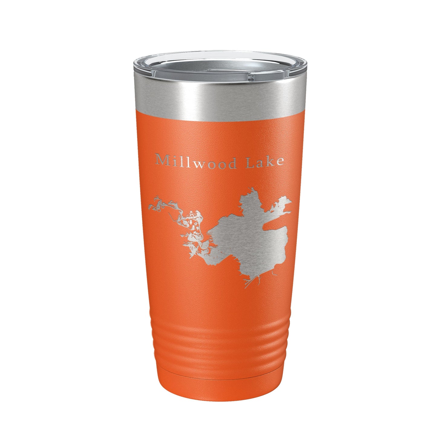 Millwood Lake Map Tumbler Travel Mug Insulated Laser Engraved Coffee Cup Arkansas 20 oz-17