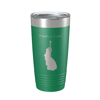 Washoe Lake Map Tumbler Travel Mug Insulated Laser Engraved Coffee Cup Nevada 20 oz-9