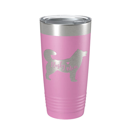 Husky Mom Tumbler Dog Travel Mug Gift Insulated Laser Engraved Coffee Cup 20 oz-14