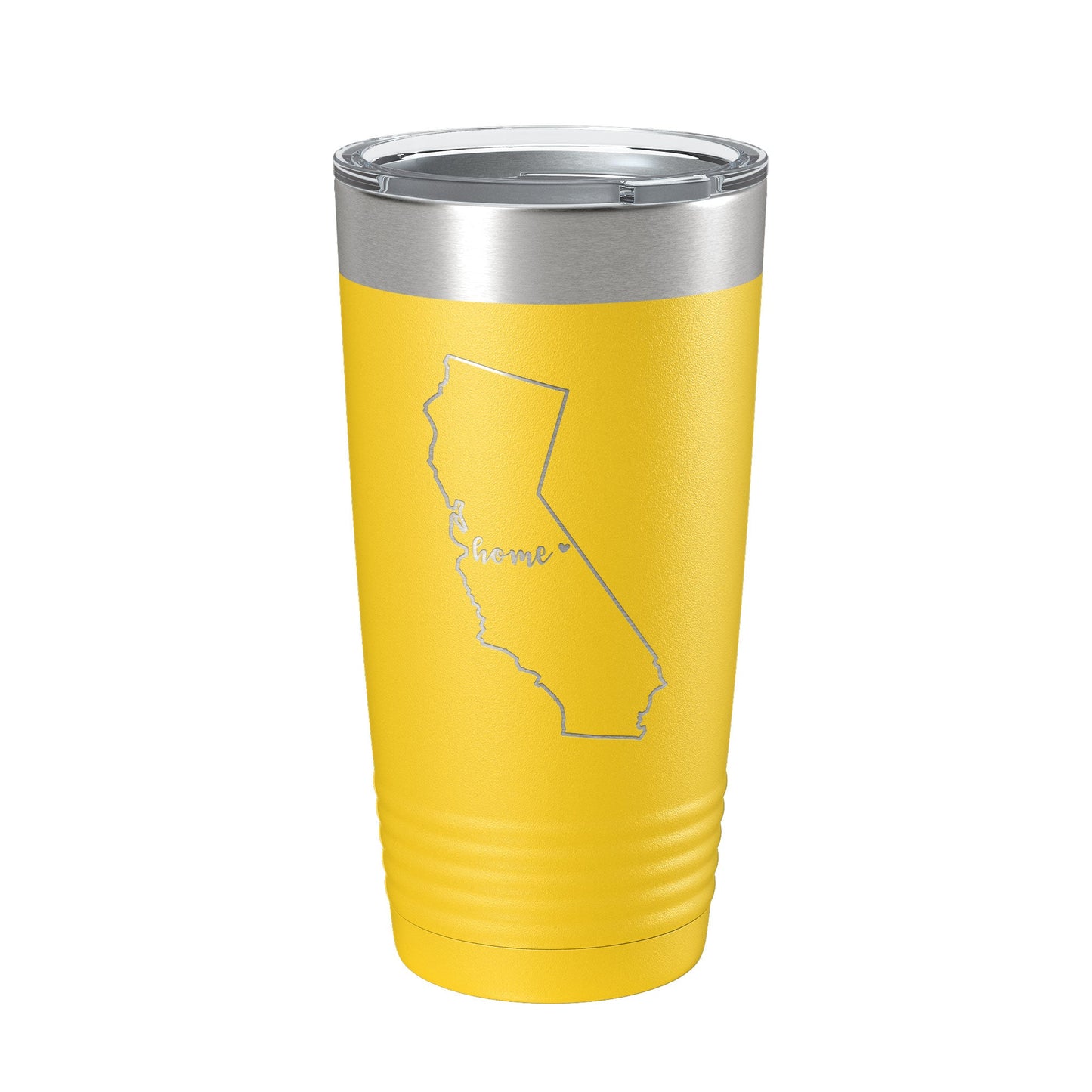 California Tumbler Home State Travel Mug Insulated Laser Engraved Map Coffee Cup 20 oz-19