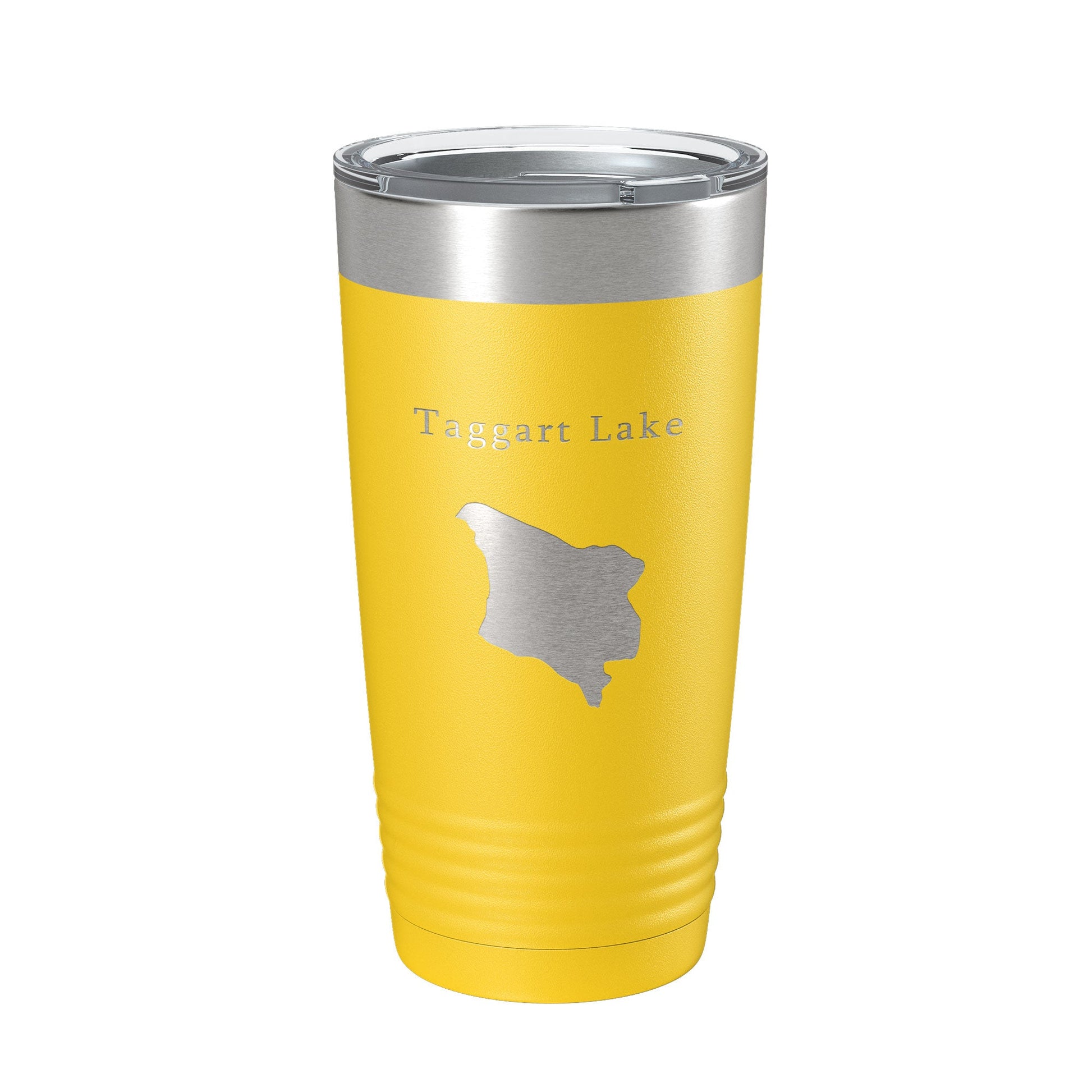 Taggart Lake Map Tumbler Travel Mug Insulated Laser Engraved Coffee Cup Wyoming 20 oz-4