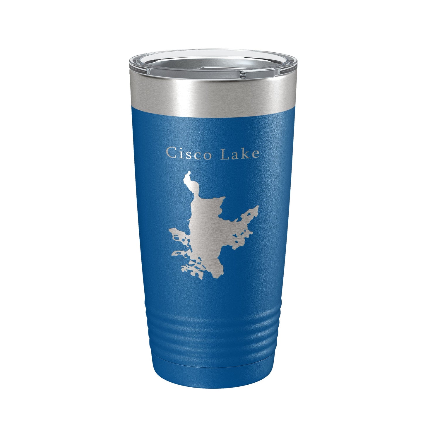 Cisco Lake Map Tumbler Travel Mug Insulated Laser Engraved Coffee Cup Michigan 20 oz-6