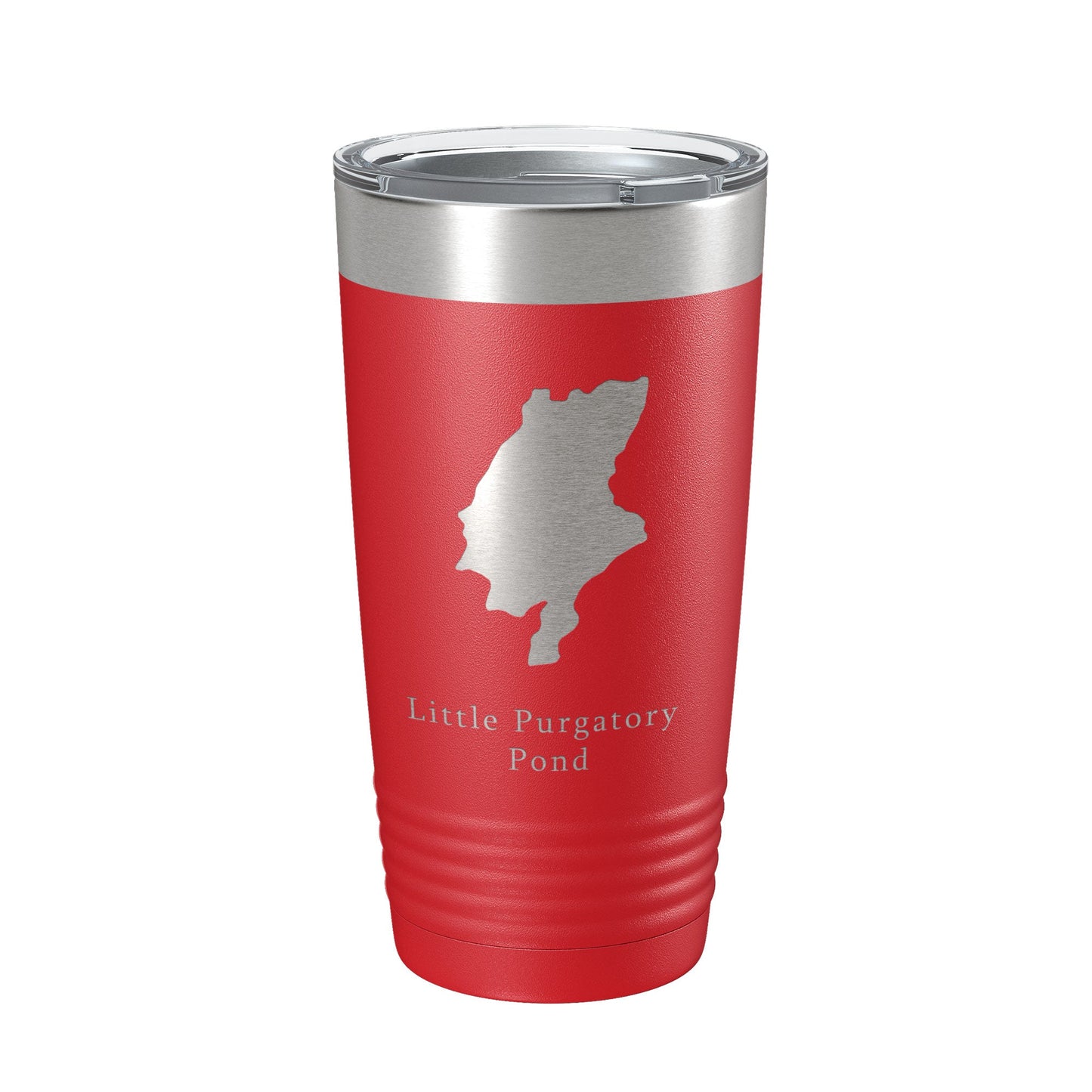 Little Purgatory Pond Tumbler Lake Map Travel Mug Insulated Laser Engraved Coffee Cup Maine 20 oz-10