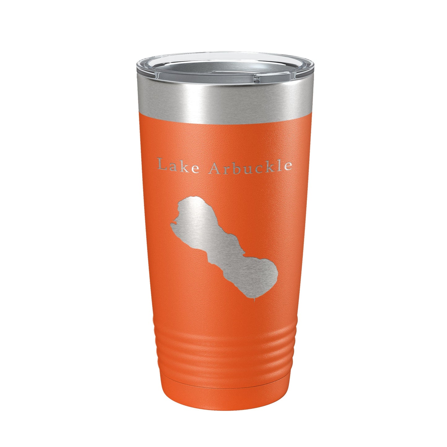 Lake Arbuckle Map Tumbler Travel Mug Insulated Laser Engraved Coffee Cup Florida 20 oz-17