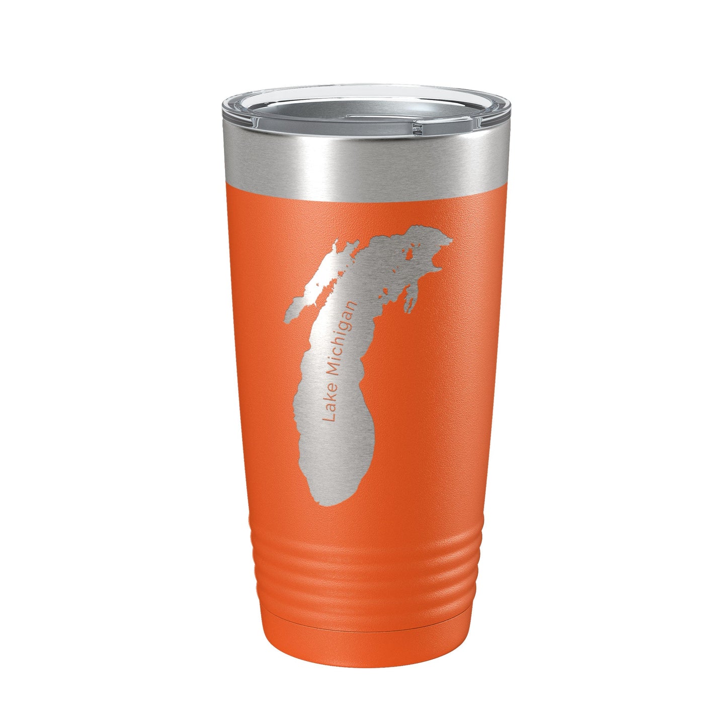Lake Michigan Map Tumbler Travel Mug Insulated Laser Engraved Coffee Cup Illinois Wisconsin Indiana Michigan 20 oz-17
