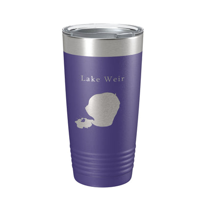 Lake Weir Map Tumbler Travel Mug Insulated Laser Engraved Coffee Cup Florida 20 oz-15