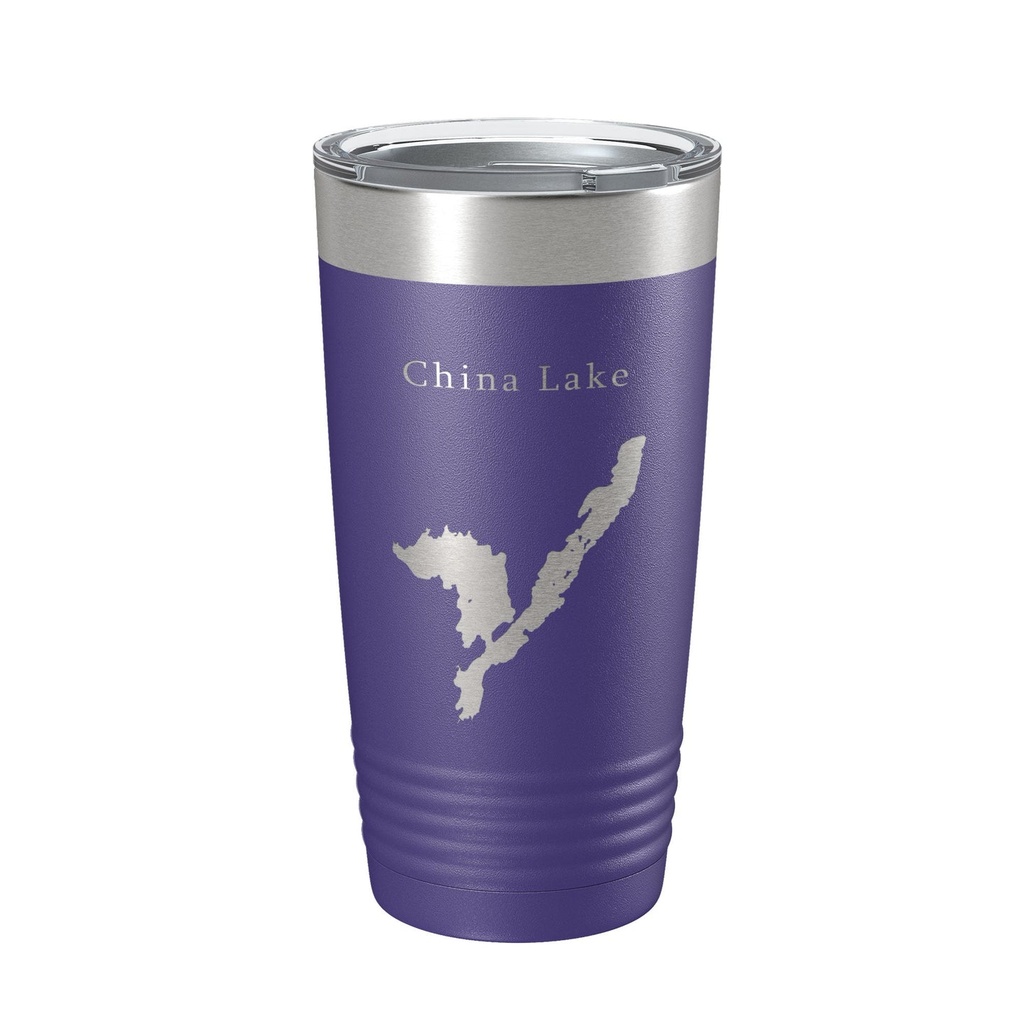 China Lake Map Tumbler Travel Mug Insulated Laser Engraved Coffee Cup Maine 20 oz-15