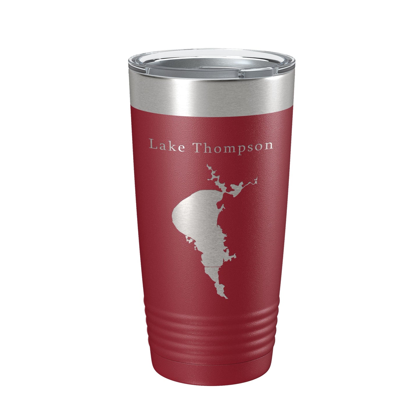 Lake Thompson Map Tumbler Travel Mug Insulated Laser Engraved Coffee Cup South Dakota 20 oz-18