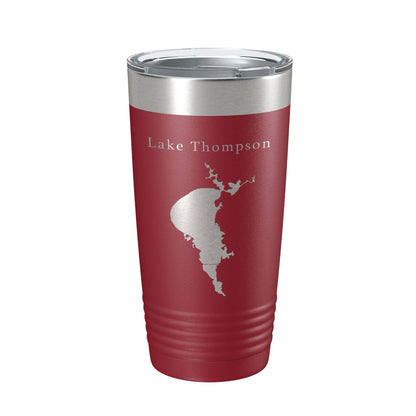Lake Thompson Map Tumbler Travel Mug Insulated Laser Engraved Coffee Cup South Dakota 20 oz-18