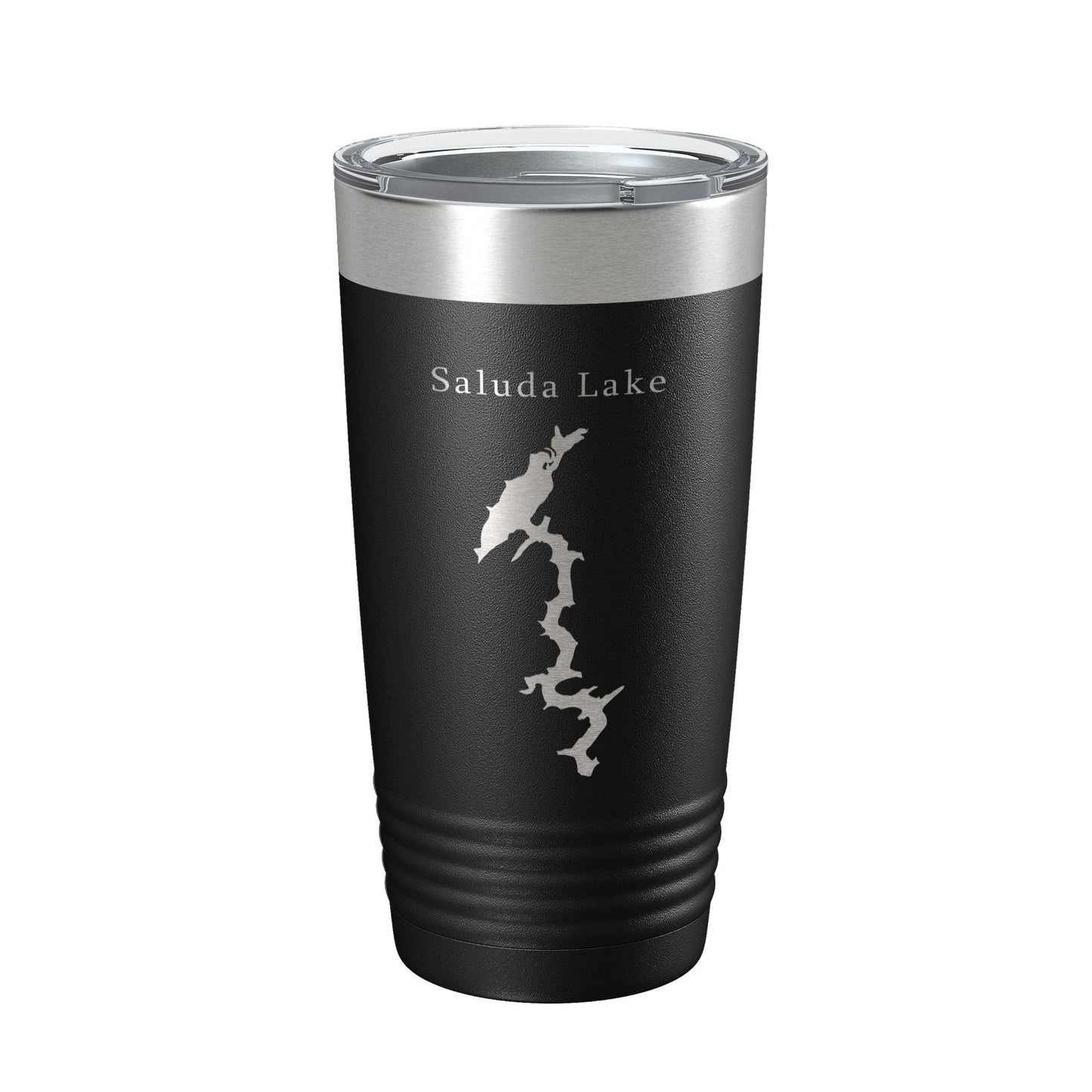 Saluda Lake Map Tumbler Travel Mug Insulated Laser Engraved Coffee Cup South Carolina 20 oz-5