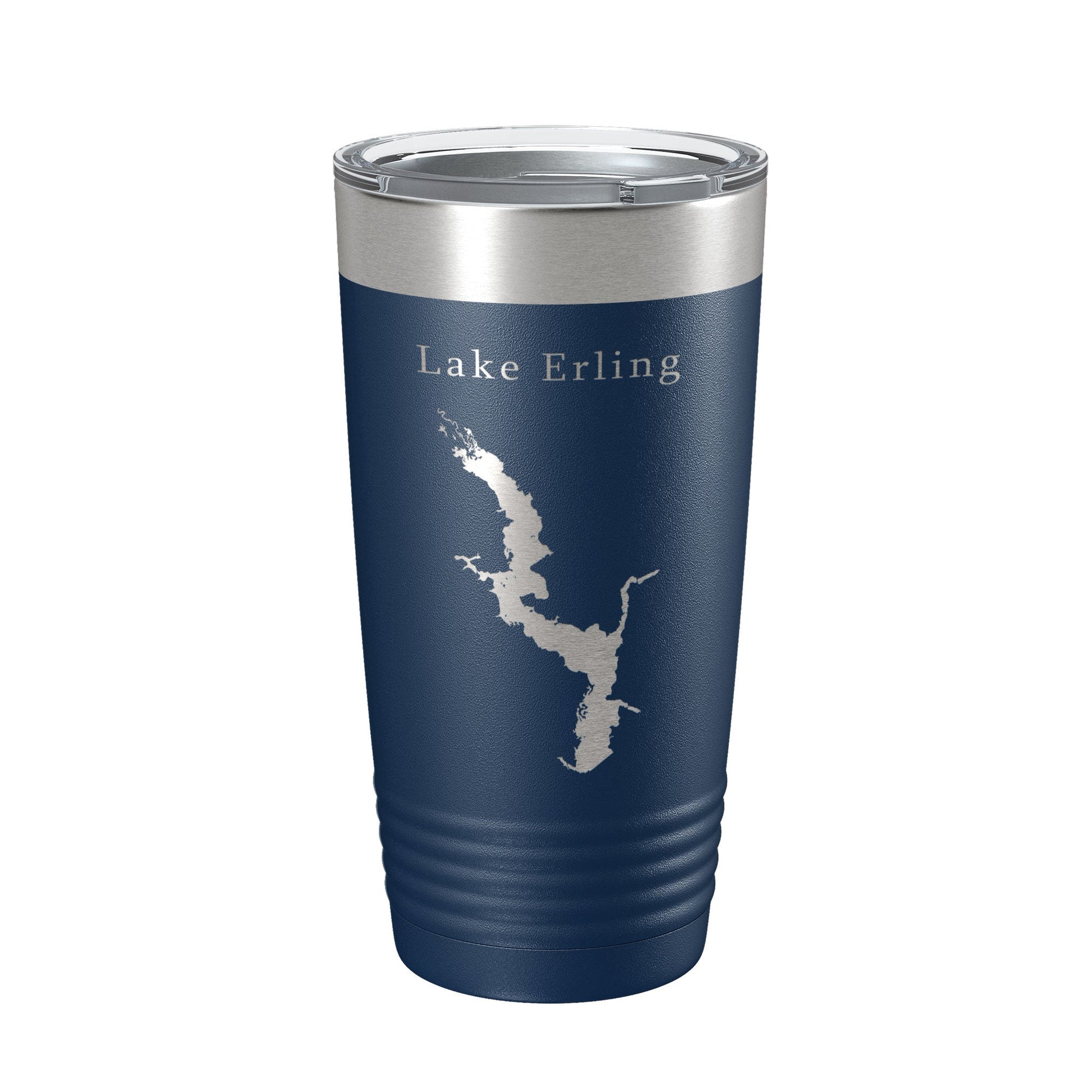 Lake Erling Map Tumbler Travel Mug Insulated Laser Engraved Coffee Cup Arkansas 20 oz-2