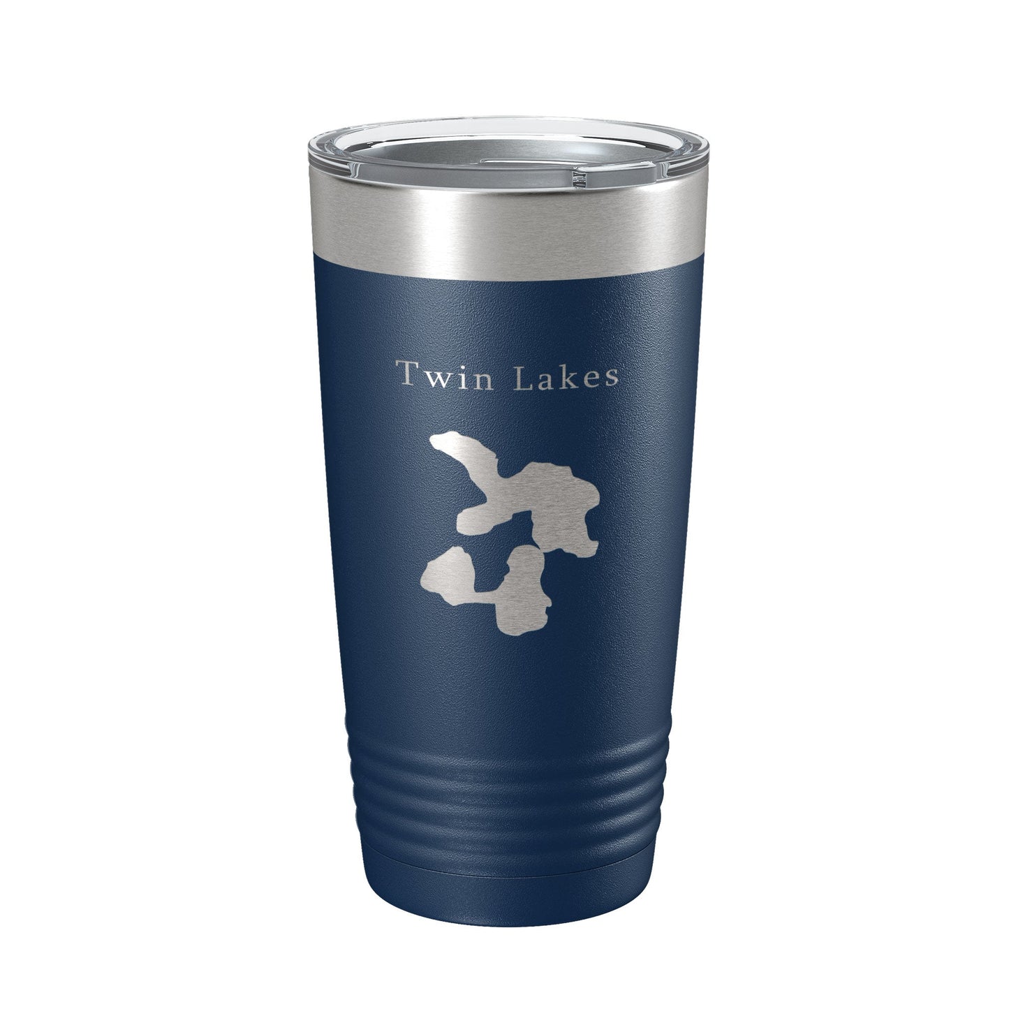 Twin Lakes Bovey Map Tumbler Travel Mug Insulated Laser Engraved Coffee Cup Minnesota 20 oz-8